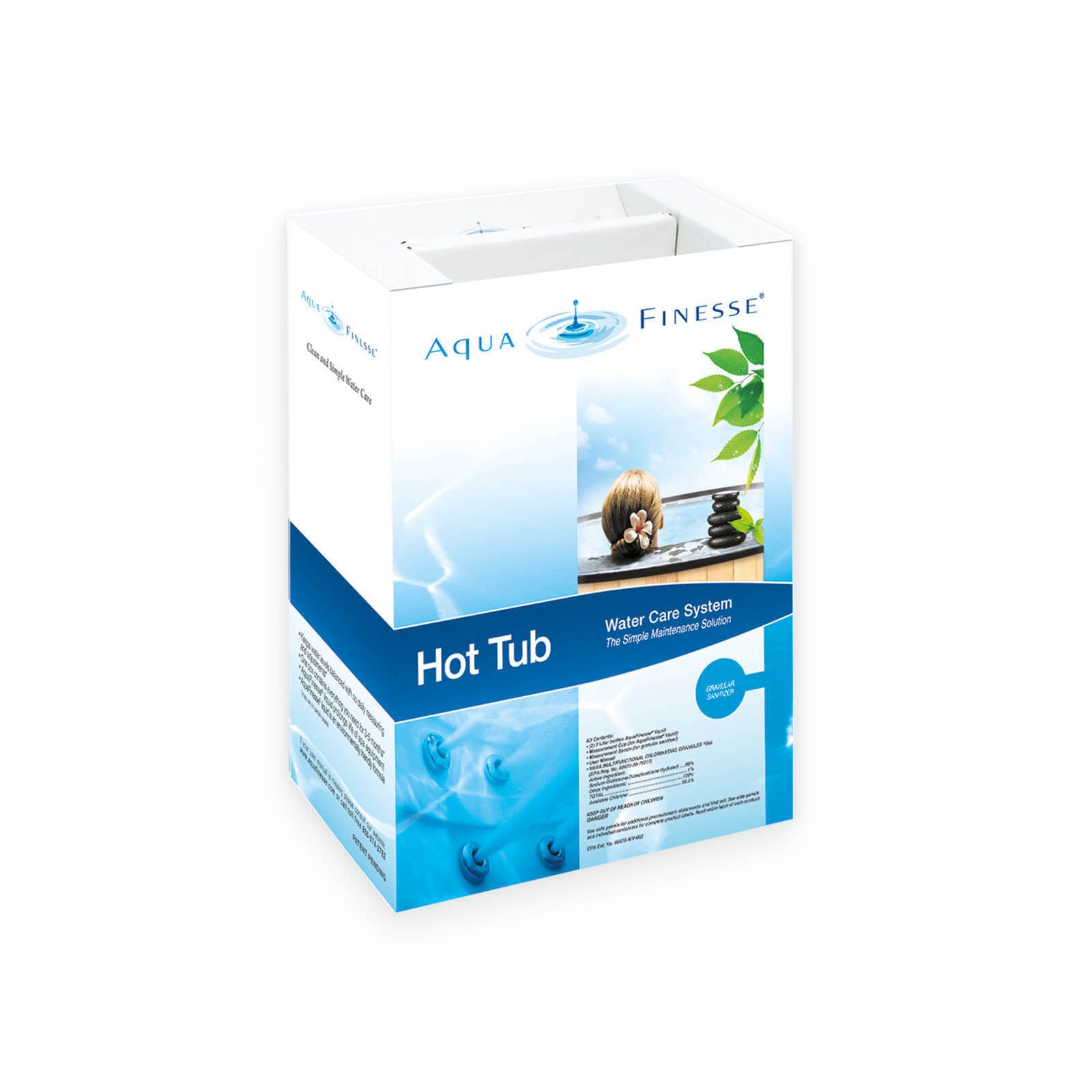 AquaFinesse 956500 All Purpose Hot Tub Spa 3-5 Month Cleaning Maintenance Kit