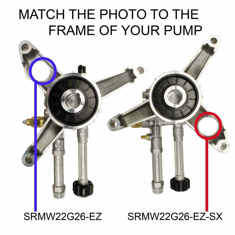 AR Blue Clean RMW25G28EZ 2800 PSI 2.5 GPM Pressure Washer Pump Replacement