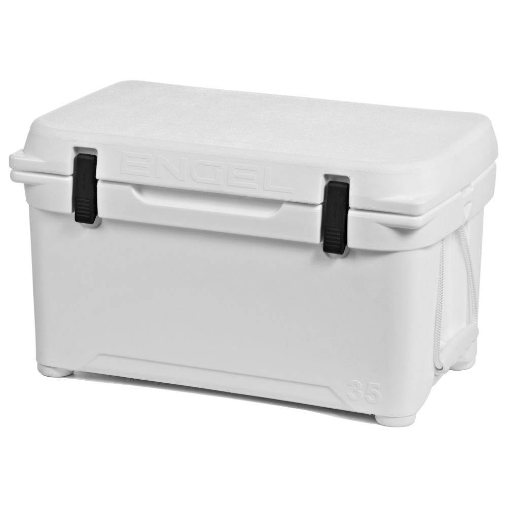 Engel 8.7 Gal 42 Can 35 High Performance Roto Molded Cooler, White (Open Box) - VMInnovations