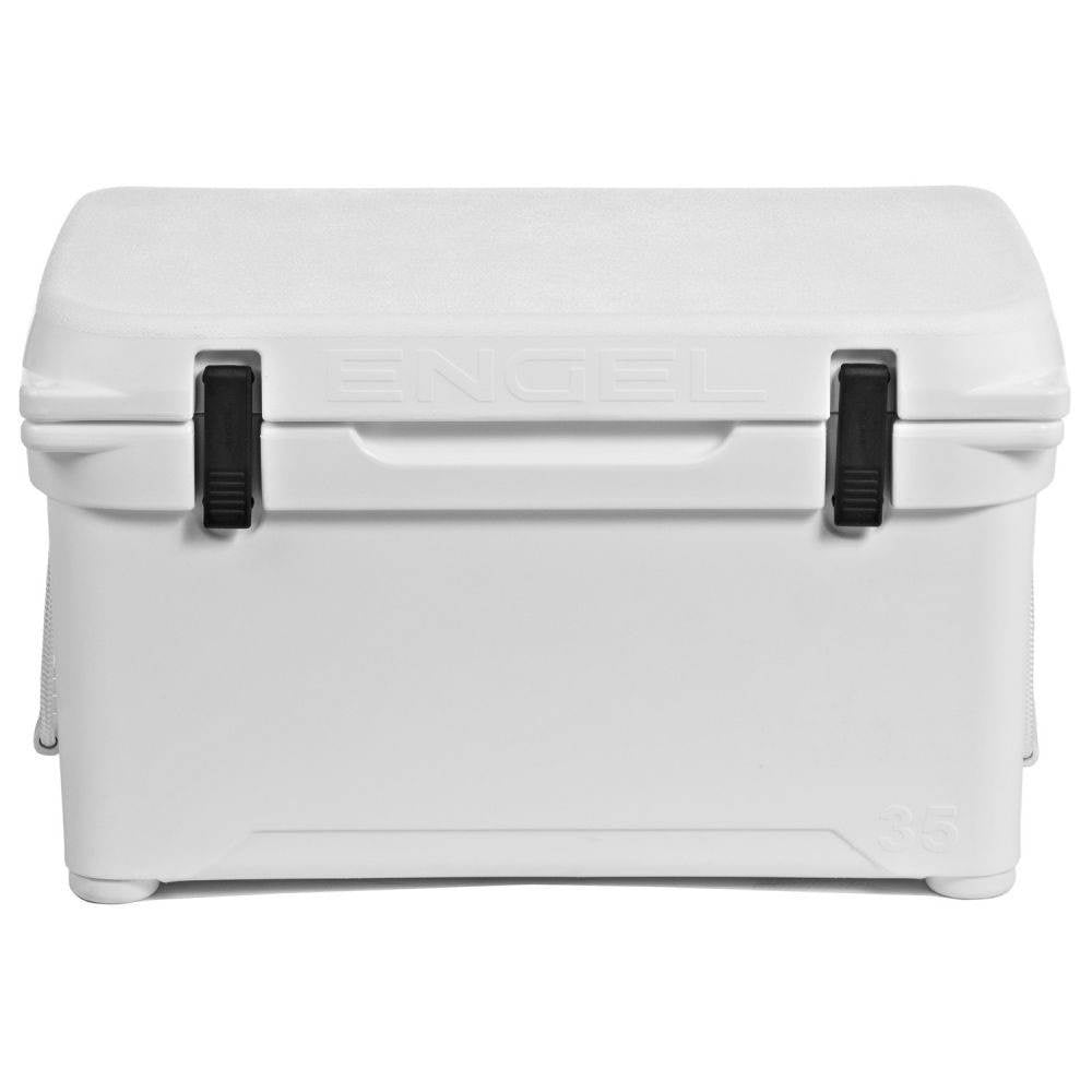 Engel 8.7 Gal 42 Can 35 High Performance Roto Molded Cooler, White (Open Box) - VMInnovations