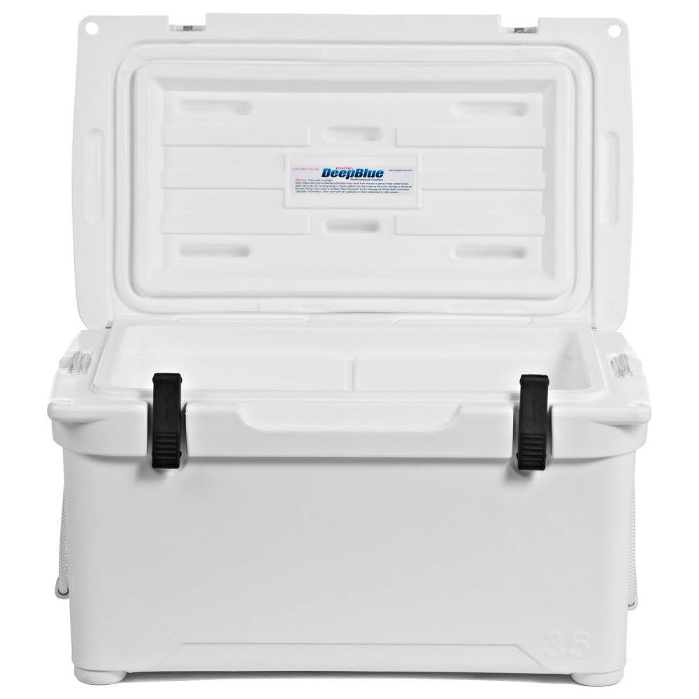 Engel 8.7 Gal 42 Can 35 High Performance Roto Molded Cooler, White (Open Box) - VMInnovations