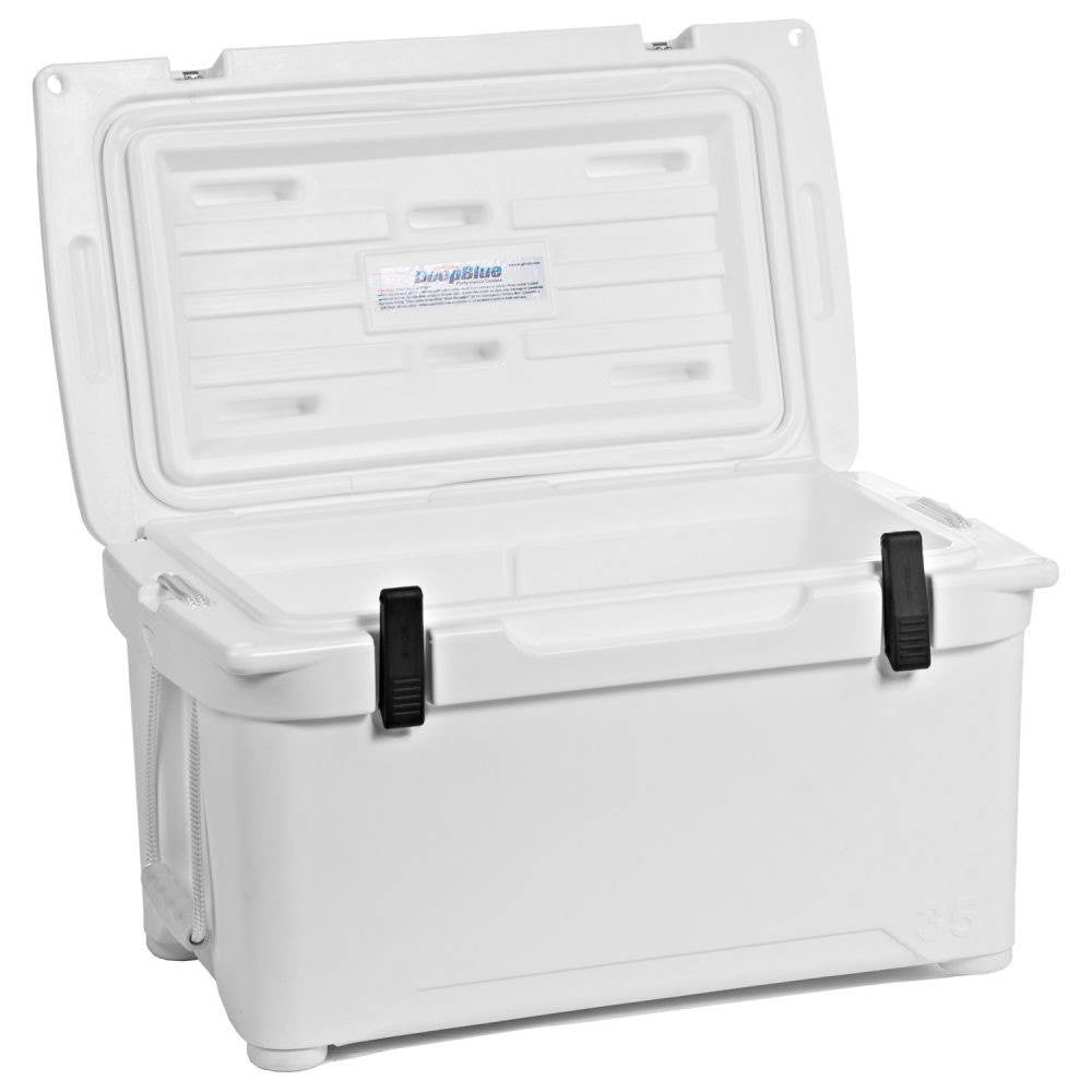 Engel 8.7 Gal 42 Can 35 High Performance Roto Molded Cooler, White (Open Box) - VMInnovations