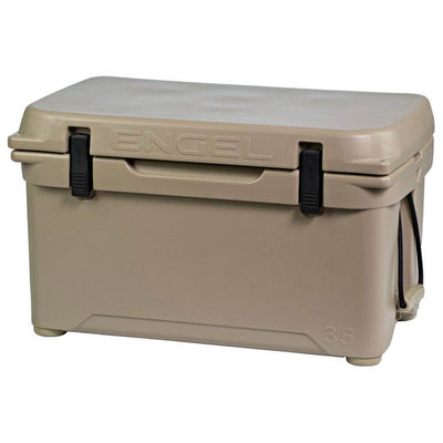 Engel 8.7 Gal 42 Can 35 High Performance Roto Molded Ice Cooler, Tan (Open Box)