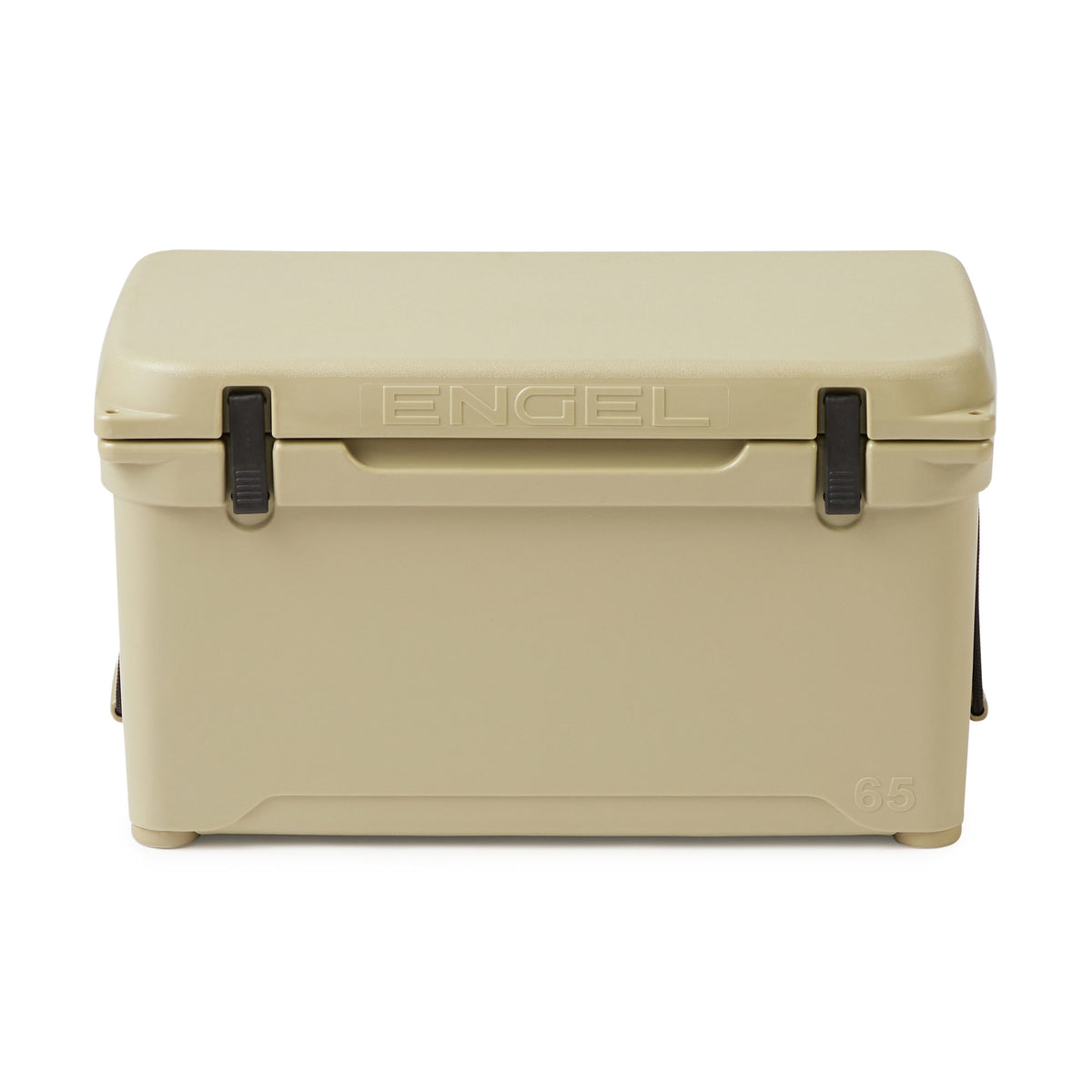 ENGEL High Performance 58-Qt Seamless Rotomolded Airtight Hard Ice Cooler, Tan