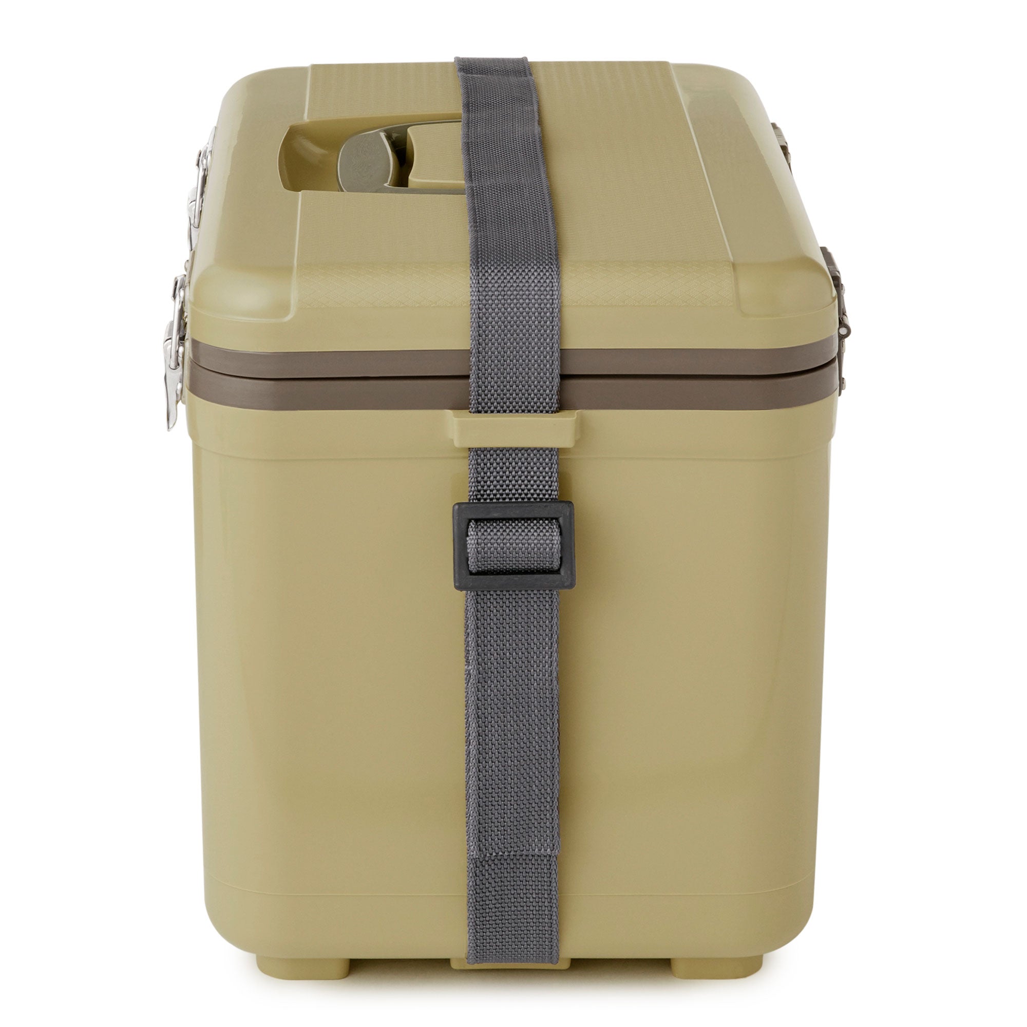 Engel 13 Quart Fishing Dry Box Cooler with Shoulder Strap, Tan (For Parts)