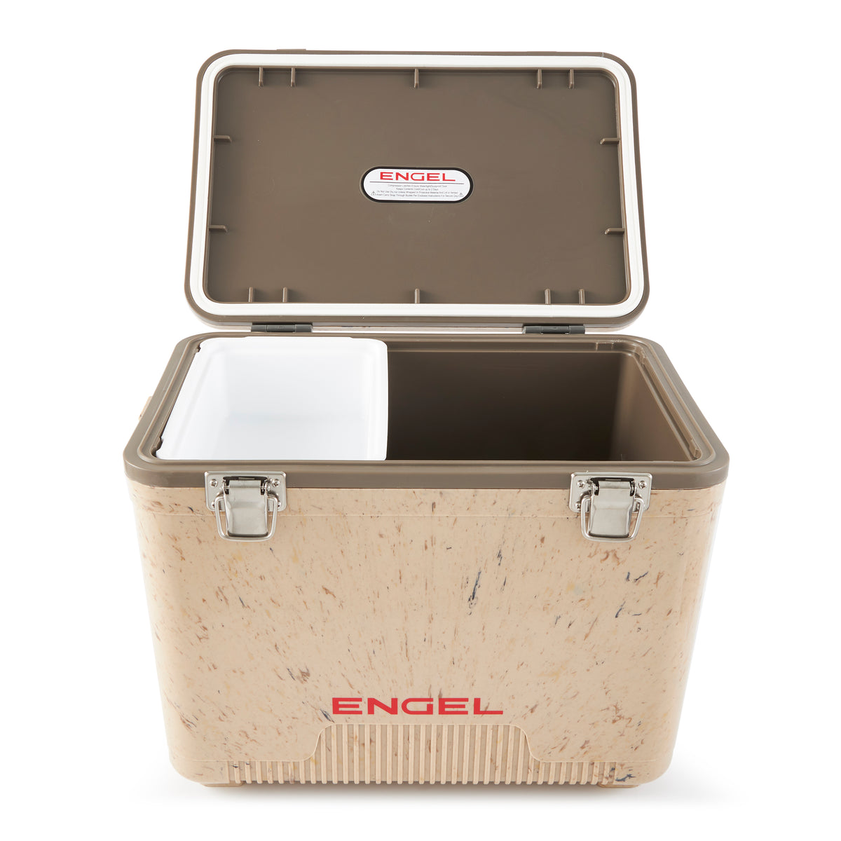 Engel Coolers 19 Quart 32 Can Insulated Ice Cooler Drybox, Grassland (For Parts)