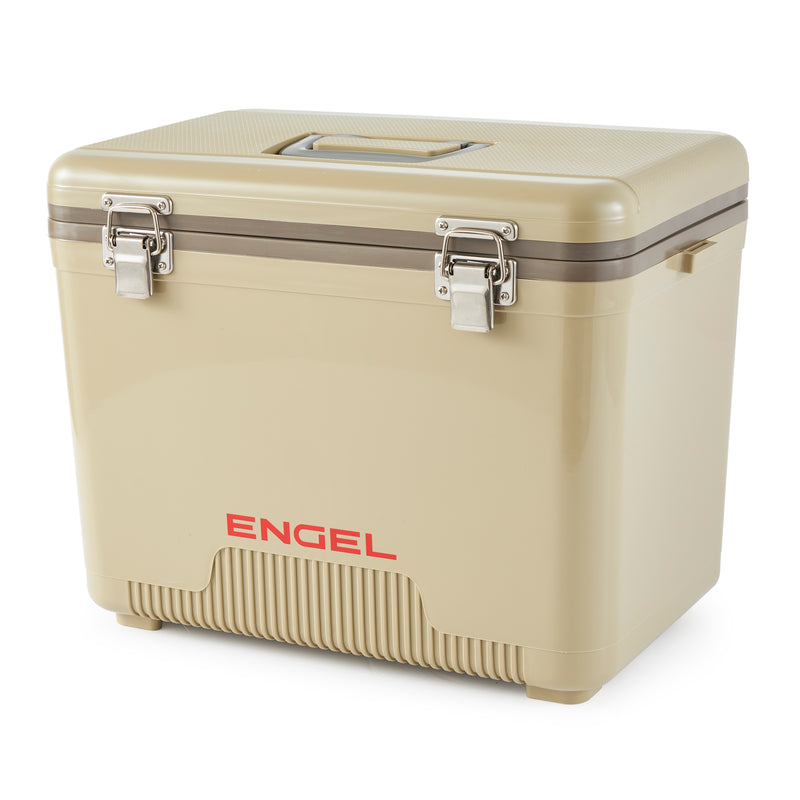 Engel Coolers 19 Quart Lightweight Insulated Cooler Drybox, Tan (Open Box)