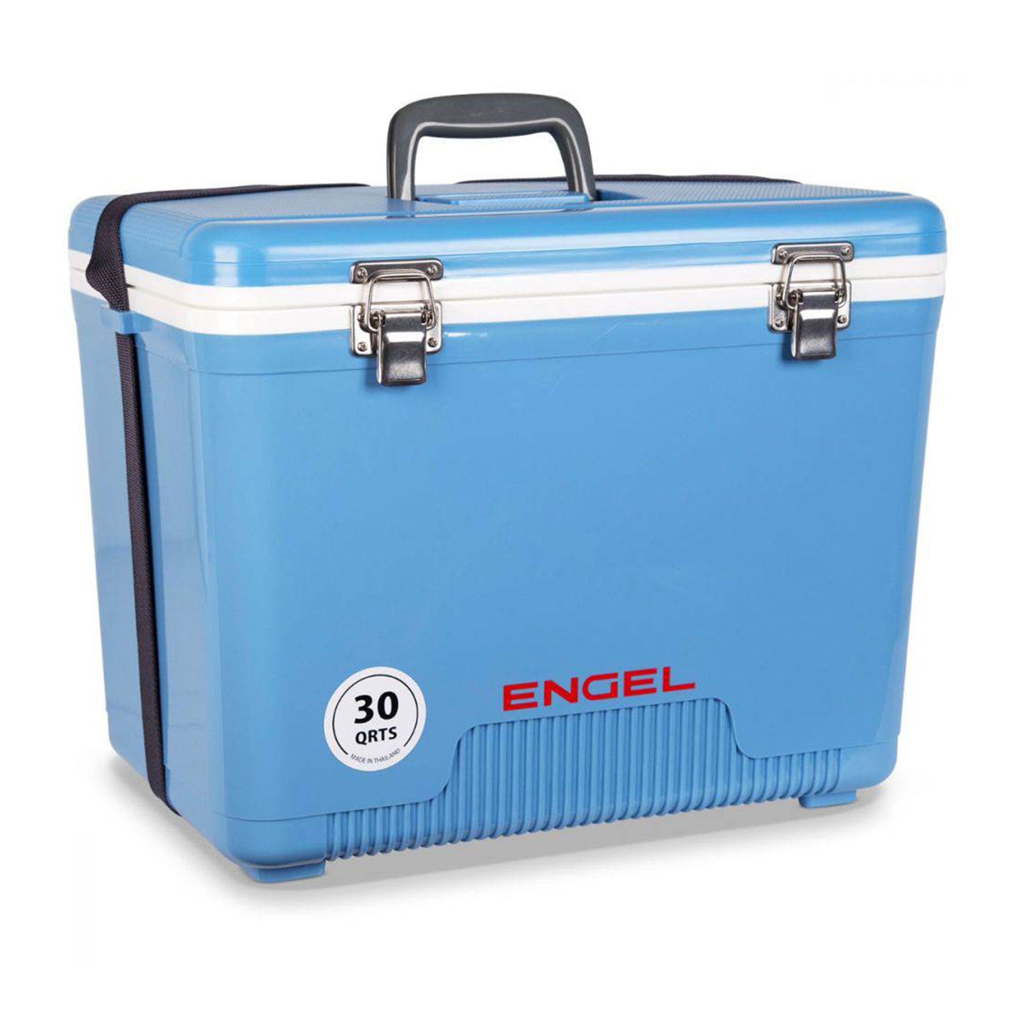 Engel Coolers 30 Quart 48 Can Insulated Cooler Drybox, Arctic Blue (Open Box) - VMInnovations