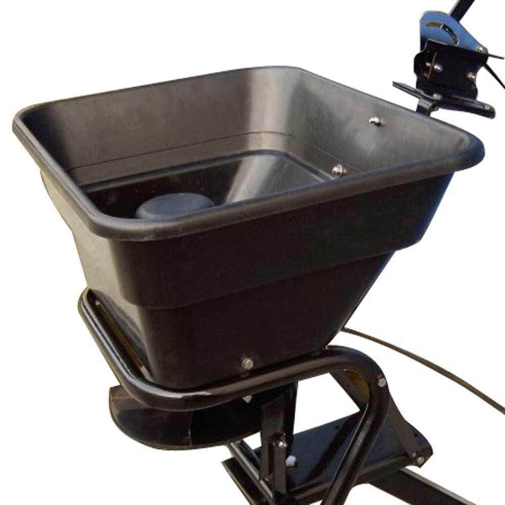 Field Tuff 12V ATV Hitch Mount Receiver 80 lb. Seed, Fertilizer Spreader (Used) - VMInnovations