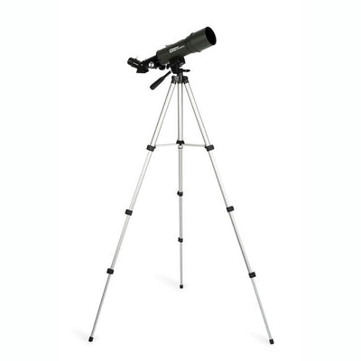 Celestron TravelScope 60AZ 60x700mm Red Dot Telescope with Tripod, Silver (Used)