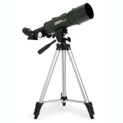 Celestron TravelScope 60AZ 60x700mm Red Dot Telescope with Tripod, Silver (Used)