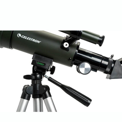 Celestron TravelScope 60AZ 60x700mm Red Dot Telescope with Tripod, Silver (Used)