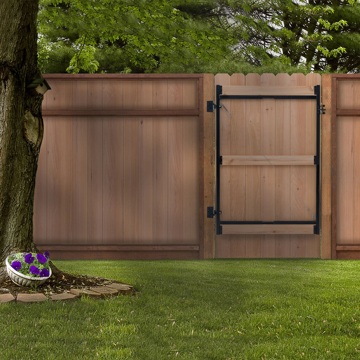 Adjust-A-Gate Steel Frame Gate Kit, 36"-60" Wide Opening Up To 7' High (6 Pack)