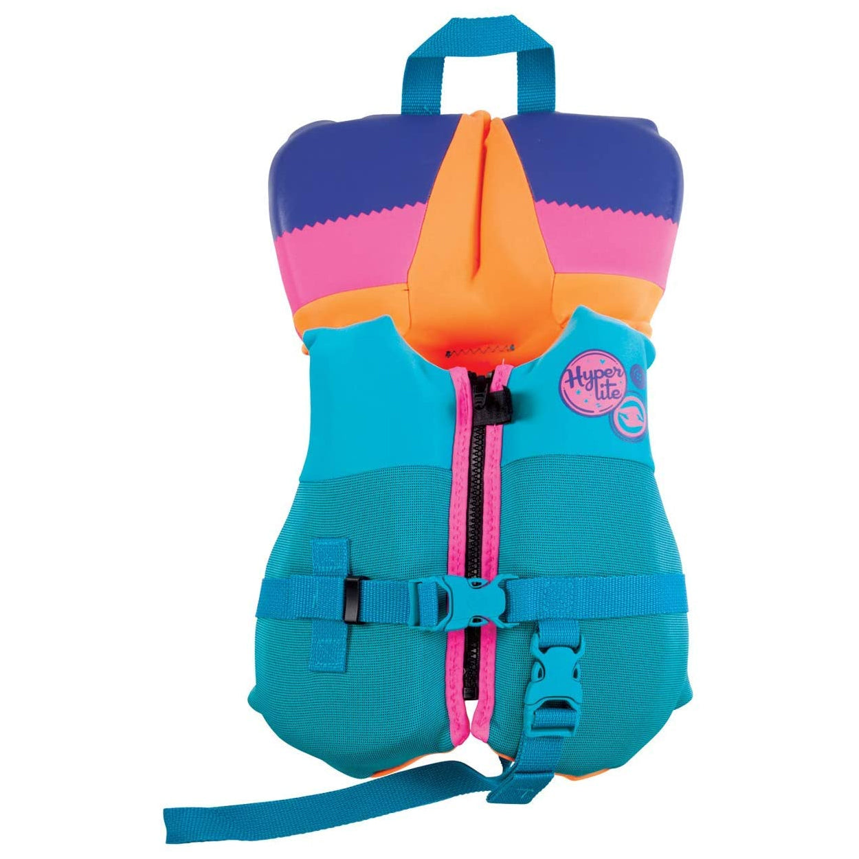 HYPERLITE Colorful Girl's Toddler Indy Life Jacket Vest, USCG Approved(Open Box)
