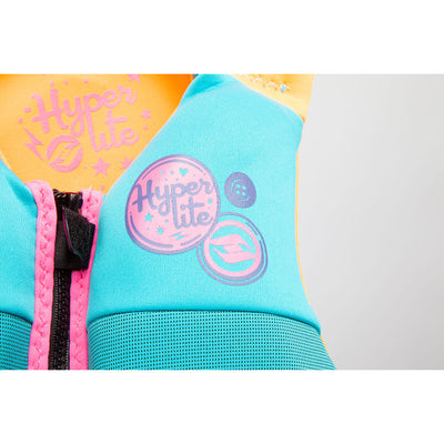 HYPERLITE Colorful Girl's Toddler Indy Life Jacket Vest, USCG Approved(Open Box)
