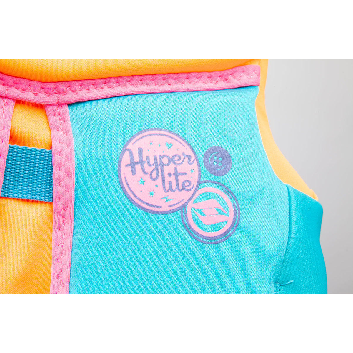 HYPERLITE Colorful Girl's Child Indy Water Life Jacket Vest, USCG Approved(Used)