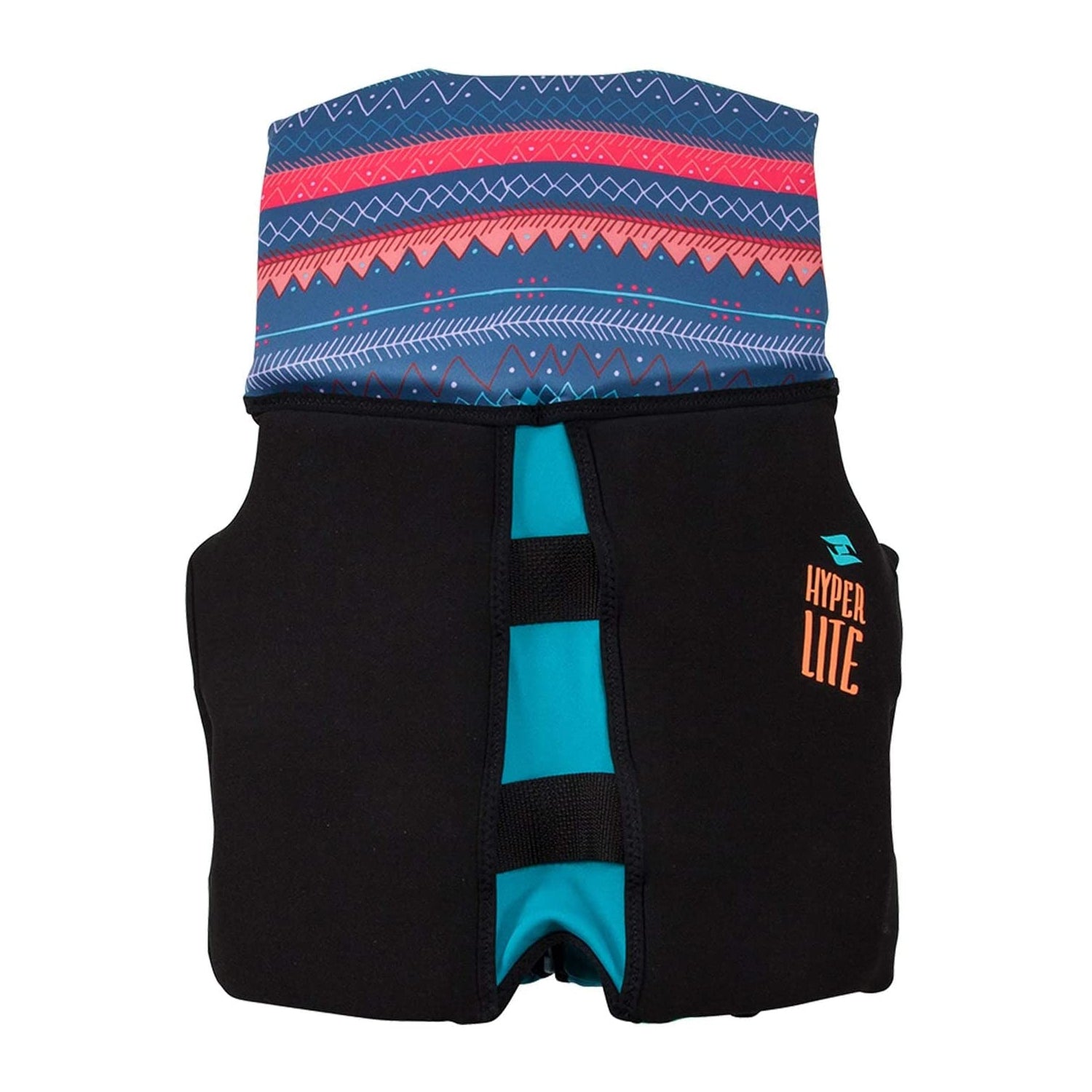 HYPERLITE Teal Indy Youth Girl’s Watersport Lifevest, 50 to 75 Pounds (Open Box)