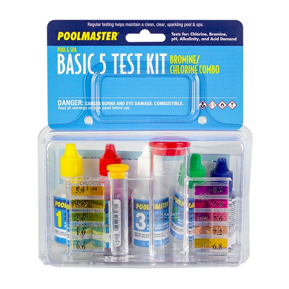 Poolmaster 22260 Basic Collection 5 Way Pool & Spa Water Test Kit (Open Box) - VMInnovations