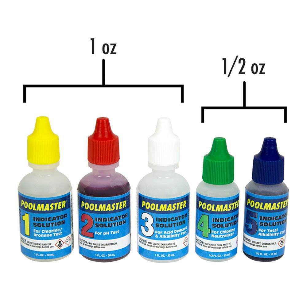 Poolmaster 22260 Basic Collection 5 Way Pool & Spa Water Test Kit (Open Box)
