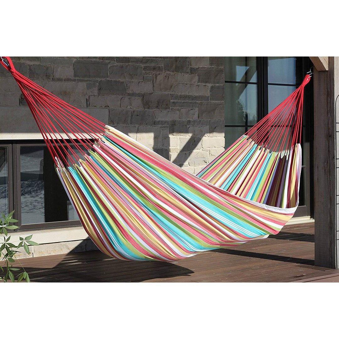 Vivere Brazilian Style Fringe 2-Person Hammock - VMInnovations