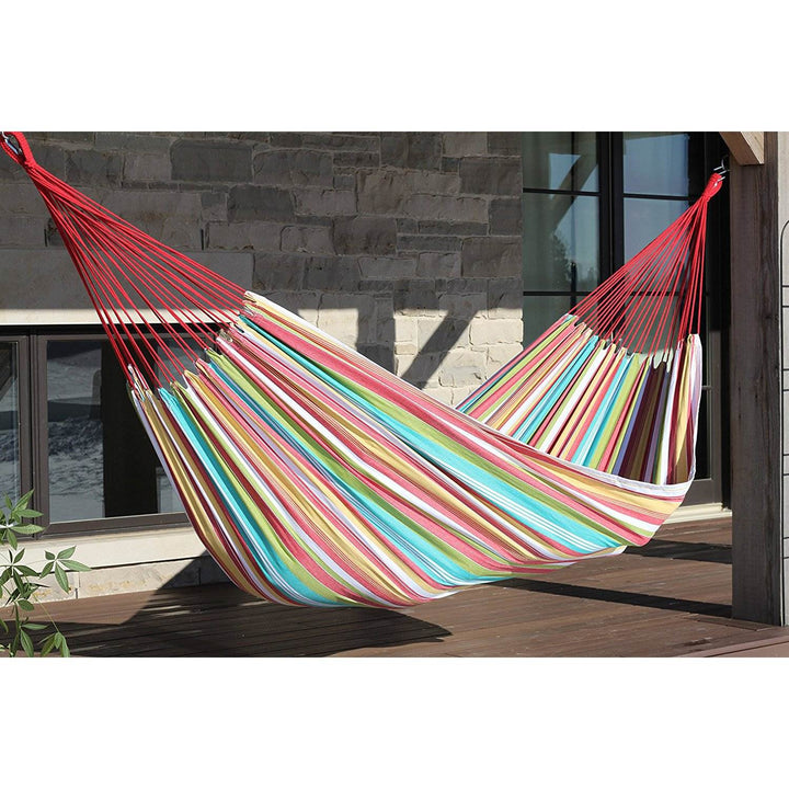 Vivere Brazilian Style Fringe 2-Person Hammock - VMInnovations