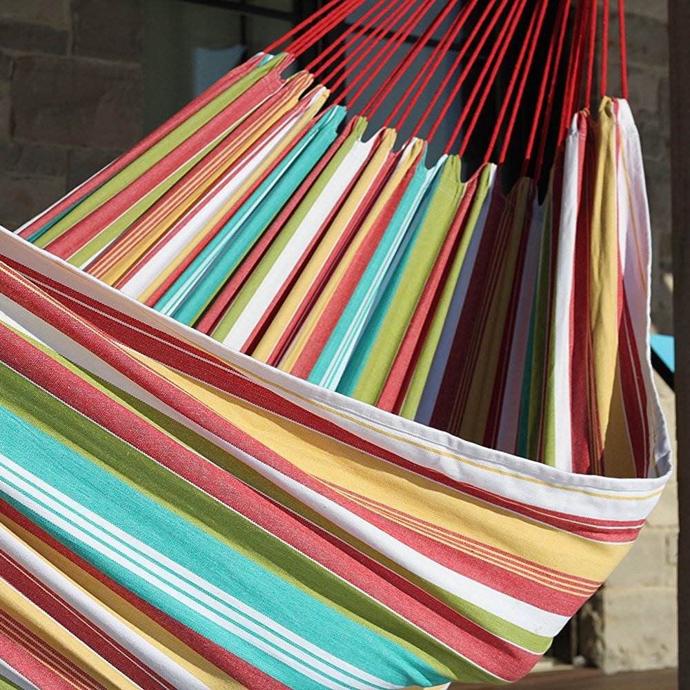 Vivere Brazilian Style Fringe 2-Person Hammock - VMInnovations