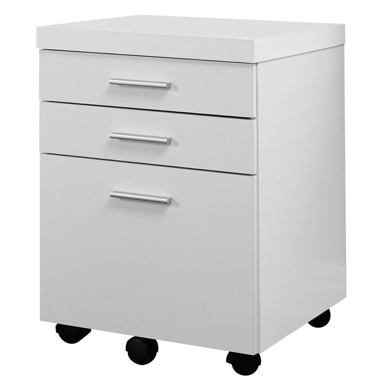 Monarch 60 Inch Office Computer Desk w/ Filing Drawer & 3 Drawer Filing Cabinet