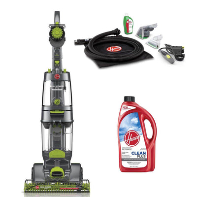 Hoover Dual Power Pro Carpet Cleaner w/Accessory Pack & Clean Plus 2x Solution