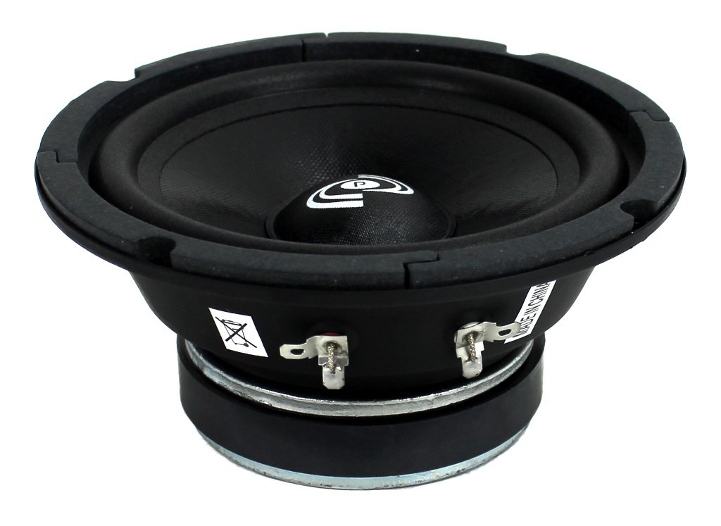 Pyle 6.5" 300W Car Mid Bass MidRange Audio Speaker 8 Ohm Black - VMInnovations