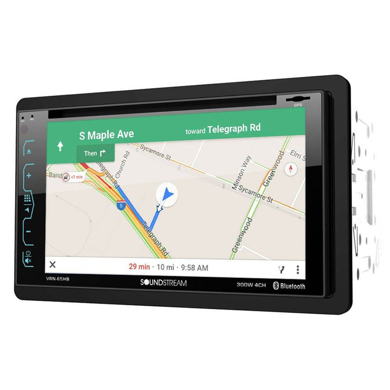 SoundStream VRN-65HB 2 DIN Audio System with GPS Navigation & Android PhoneLink