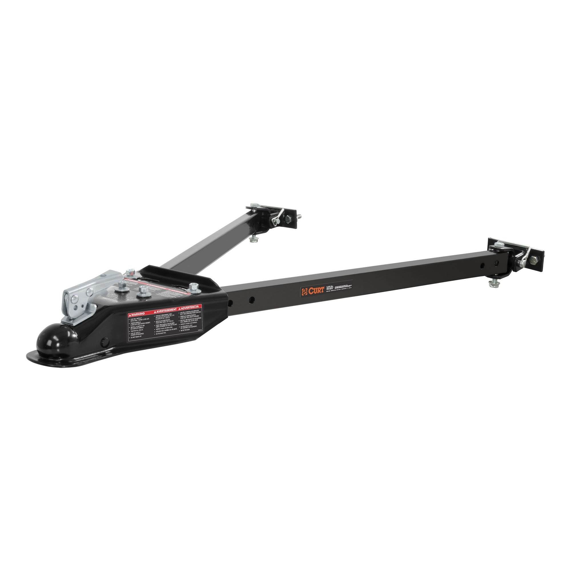 Curt 2-Inch Heavy-Duty Adjustable Tow Bar, Black (Used)