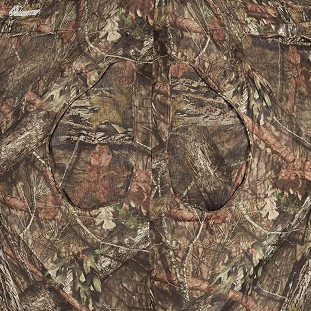 Ameristep Silent Brickhouse 3 Person Ground Hunting Concealment Blind, Real Tree - VMInnovations