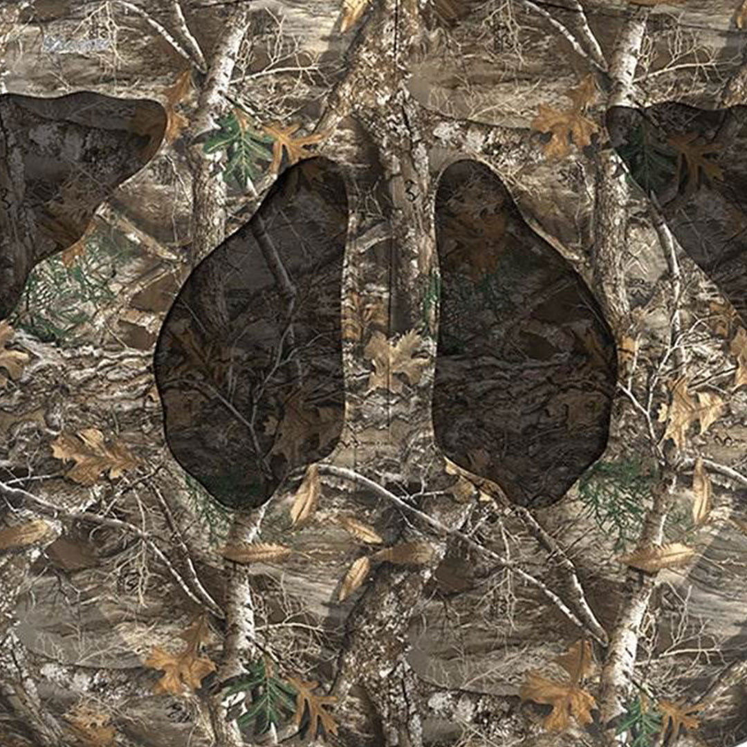 Ameristep Silent Brickhouse 3 Person Ground Hunting Concealment Blind, Real Tree - VMInnovations