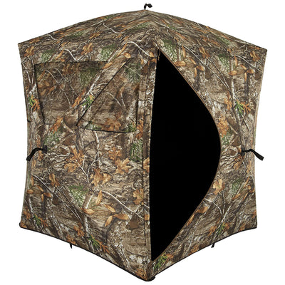 Ameristep Care Taker 66 x 55 x 55 Polyester Camouflage Ground Blind (Open Box) - VMInnovations