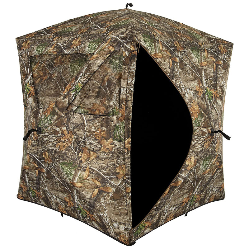 Ameristep Care Taker Pop-Up 2 Person Ground Hunting Concealment Blind, RealTree