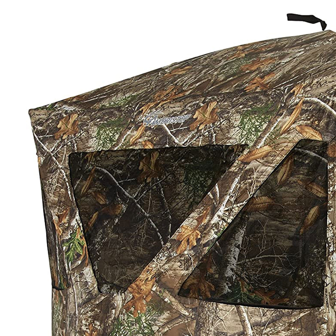 Ameristep Care Taker Pop-Up 2 Person Ground Hunting Concealment Blind, RealTree