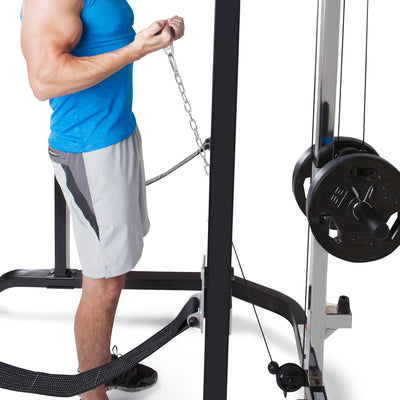 Marcy Pro Full Cage and Weight Bench Home Gym Total Body Workout System (Used)