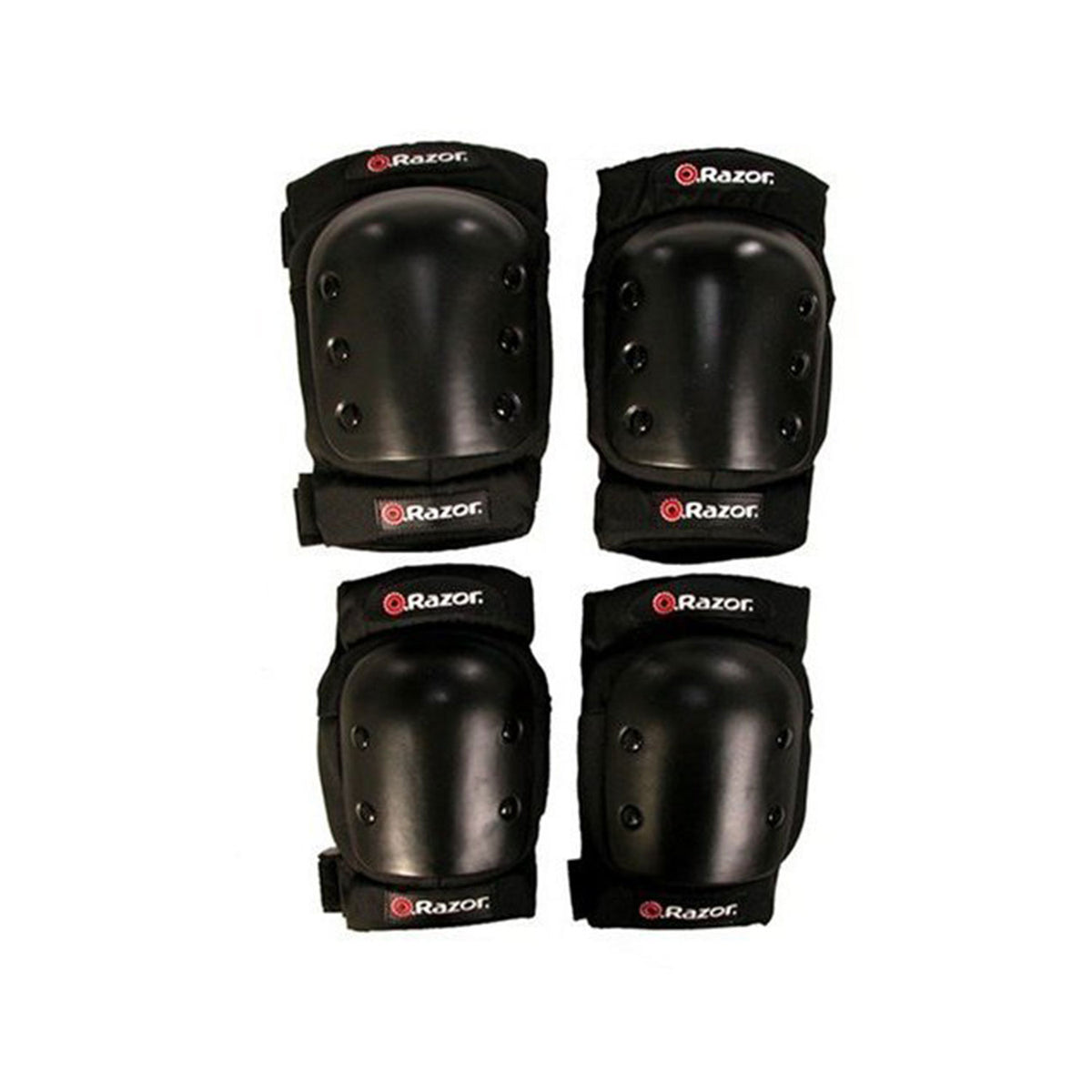 Razor Pocket Mod Electric Retro Scooter + Youth Sport Helmet + Elbow & Knee Pads