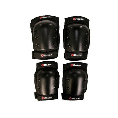 Razor Pocket Mod Electric Retro Scooter + Youth Sport Helmet + Elbow & Knee Pads - VMInnovations