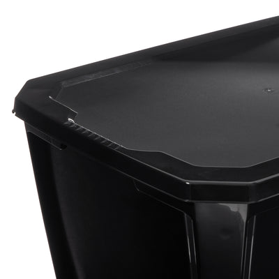 Gracious Living Shelves (2 Pack), BlackLife Story Storage Box, 20 Gal (7 Pack) - VMInnovations