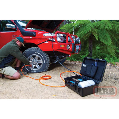 ARB CKMTP12 Portable 12V Twin Air Compressor Kit + Digital Tire Pressure Gauge