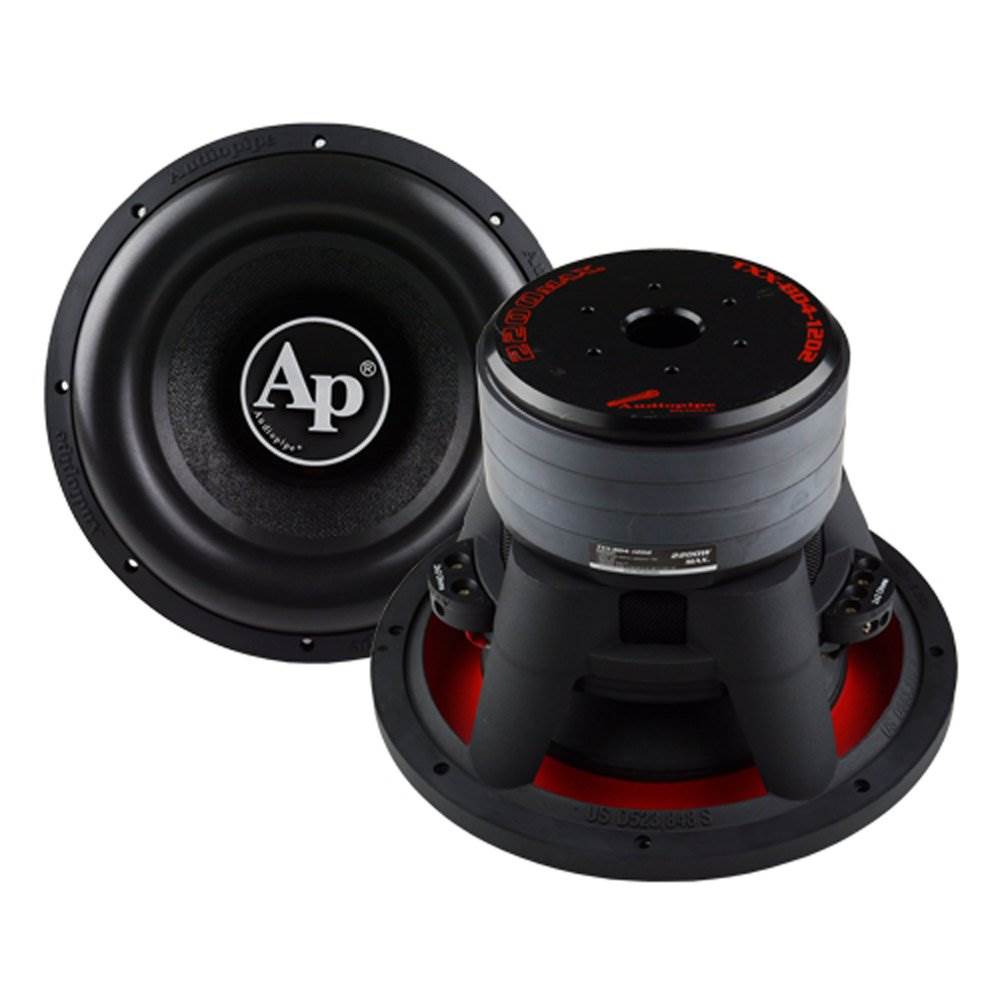 Audiopipe TXX-BD4-12D2 12" 2200 Watt Dual 2 Ohm High Power Subwoofer (2 Pack)