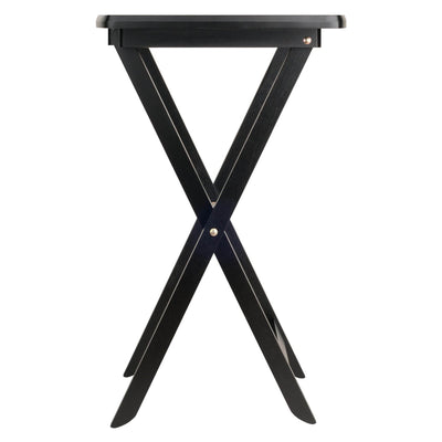 Winsome Dylan Wood 5 Piece Over Sized Folding TV Tray Table Set, (Open Box)
