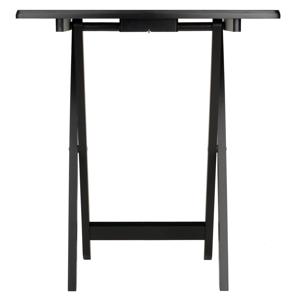 Winsome Dylan Wood 5 Piece Over Sized Folding TV Tray Table Set, (Open Box)