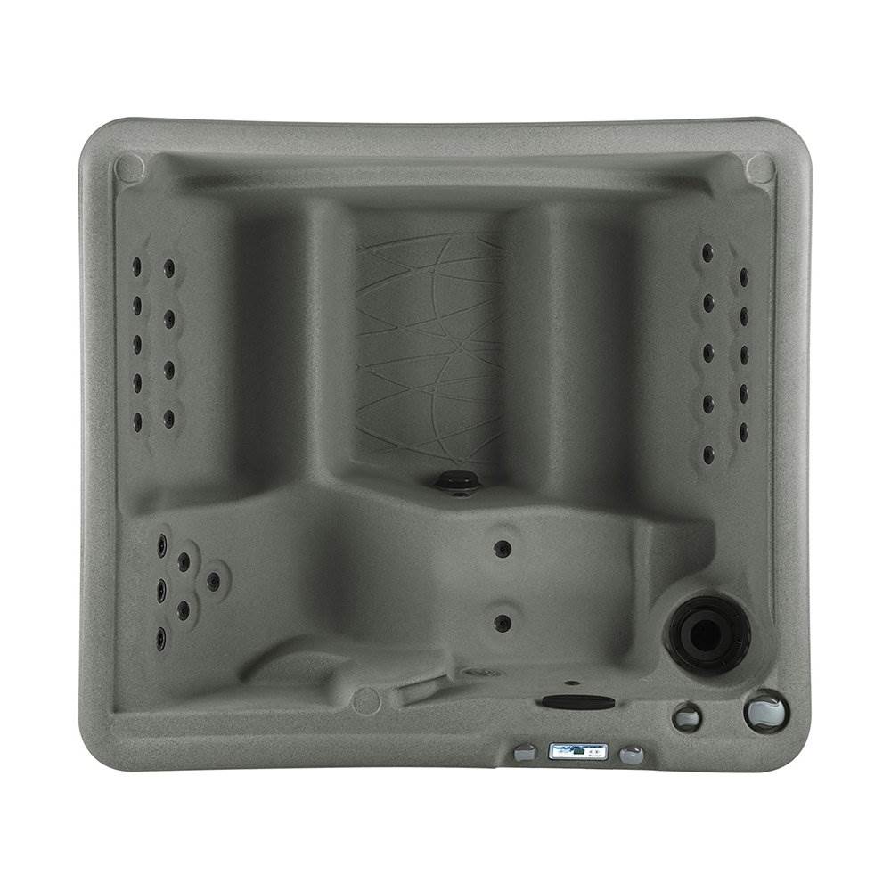 Life Smart LS350DX 5 Person Outdoor Patio Hot Tub Spa w/ 28 Jets & Cover, Taupe