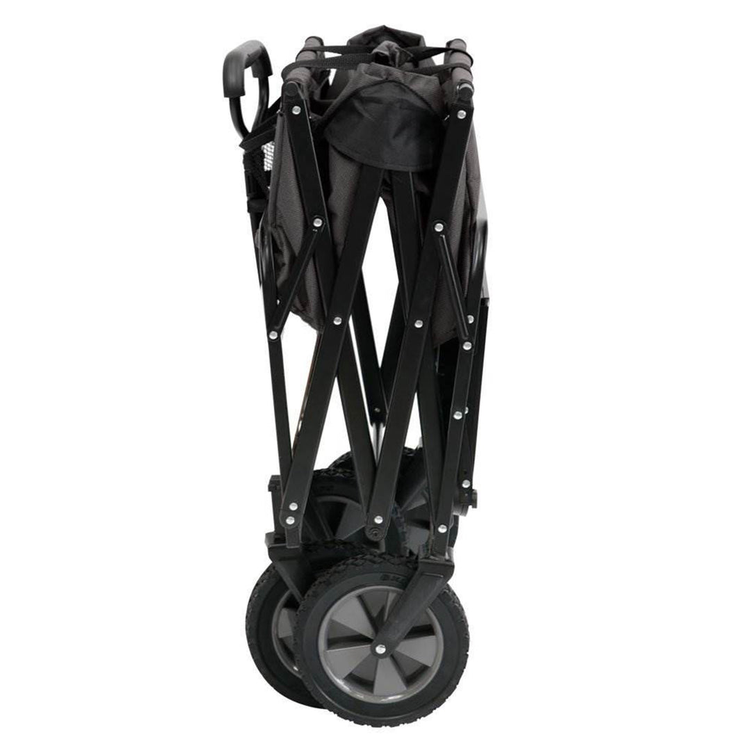 Mac Sports Folding Outdoor Garden Utility Wagon Cart w/ Table, Grey (Open Box) - VMInnovations