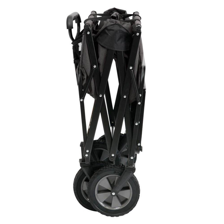 Mac Sports Folding Outdoor Garden Utility Wagon Cart w/ Table, Grey (Open Box) - VMInnovations