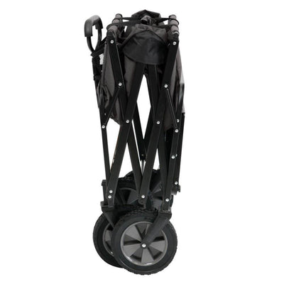 Mac Sports Collapsible Folding Garden Utility Wagon Cart w/ Table, Grey (Used) - VMInnovations