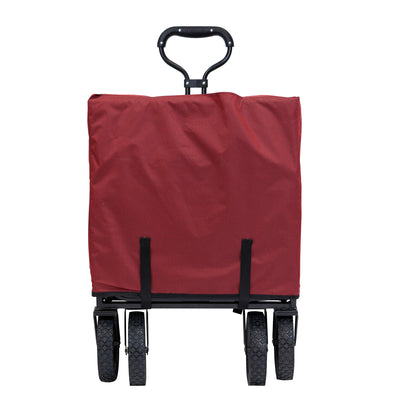 Mac Sports Collapsible Folding Outdoor Garden Utility Wagon w/ Table (Damaged) - VMInnovations