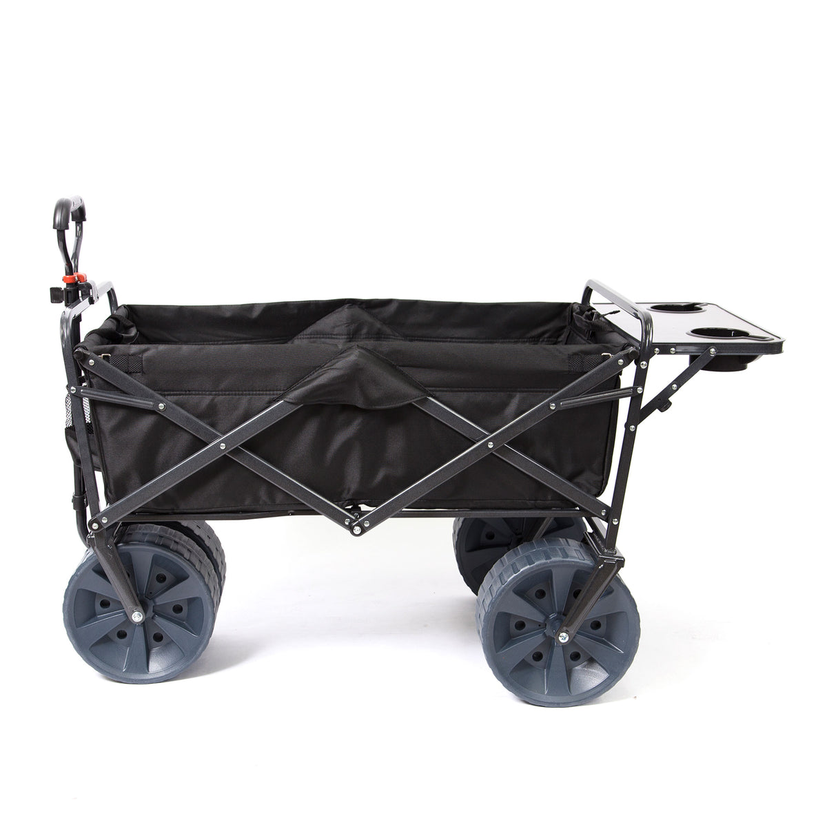 Mac Sports Heavy Duty All Terrain Utility Wagon w/ Table, Black (Damaged)